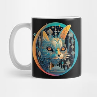 Strange Cat Staring at Your Headlights Mug